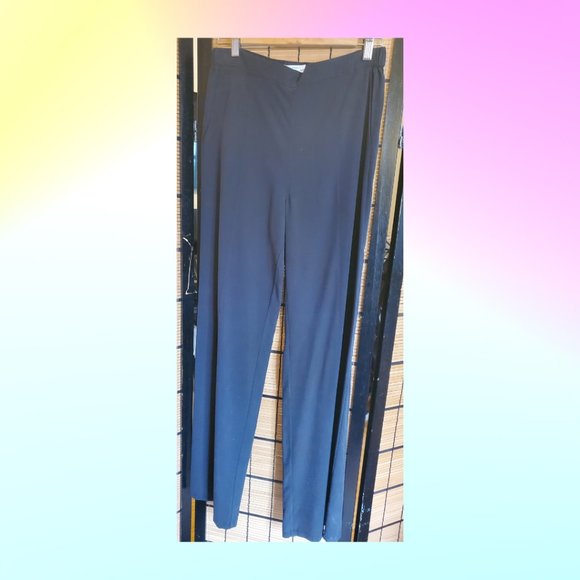 Beautiful, never-worn Equipment black silk wide-legged trousers - Picture 2 of 3